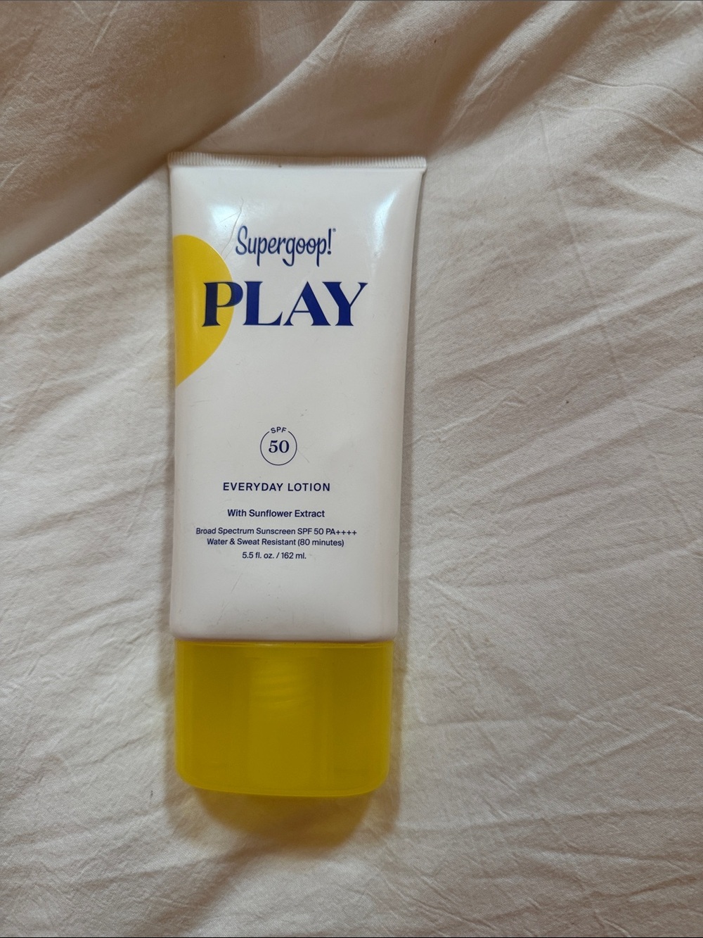 Supergoop! PLAY Everyday Lotion SPF 50 — White & Yellow Tube